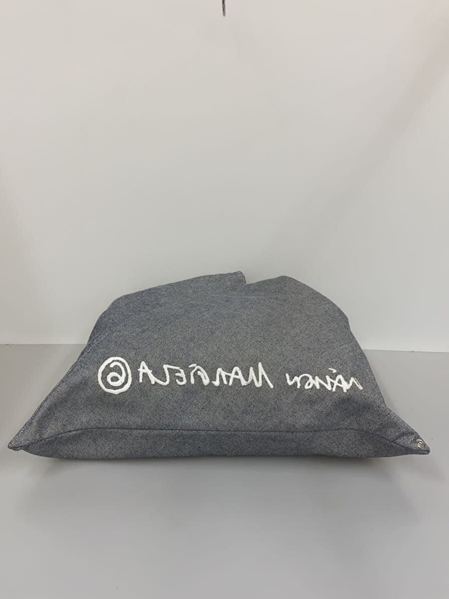 MM6Japanese Triangle Denim Tote Bag Cotton Blue S54WD0039 P4388 4