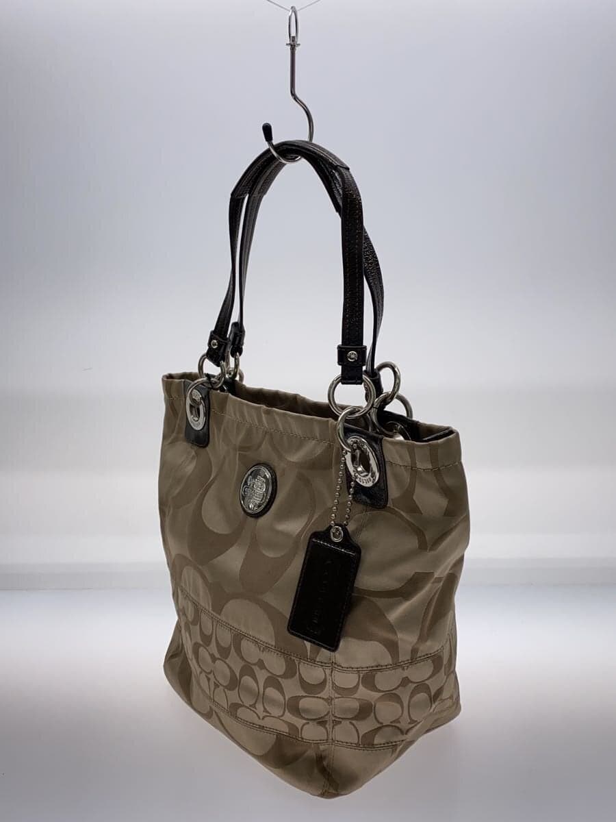 COACH Tote Bag_Signature Canvas KHK Allover Pattern 14449 2