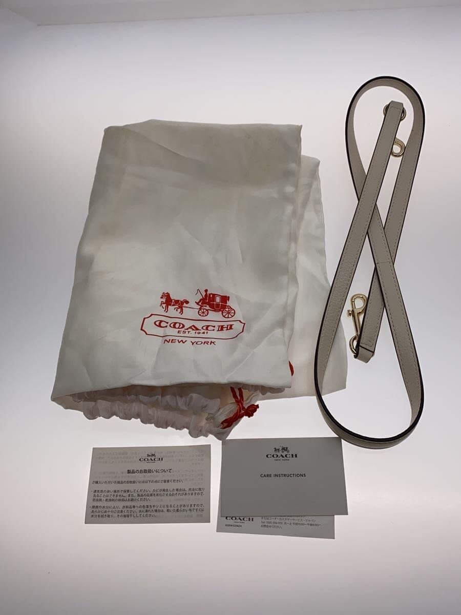 COACH Kelsey Satchel 2WAY Tote Bag Leather WHT Solid F36591 7