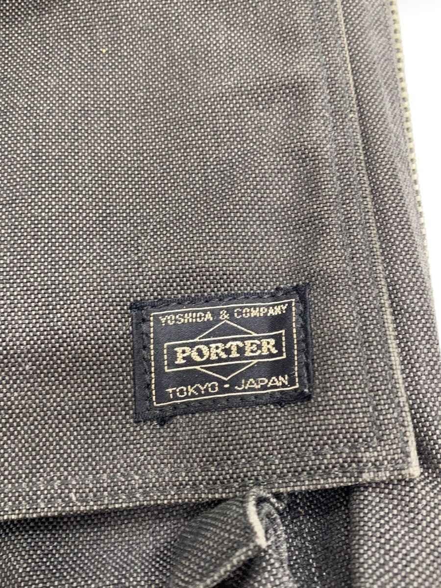 PORTER Shoulder Bag Canvas GRY SMOKY 5