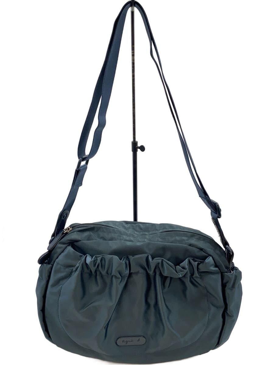 agnes b. Shoulder Bag Nylon NVY XS15