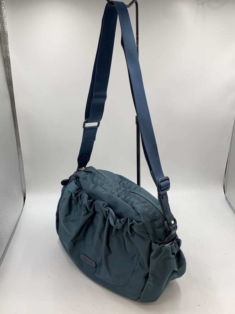 agnes b. Shoulder Bag Nylon NVY XS15 2