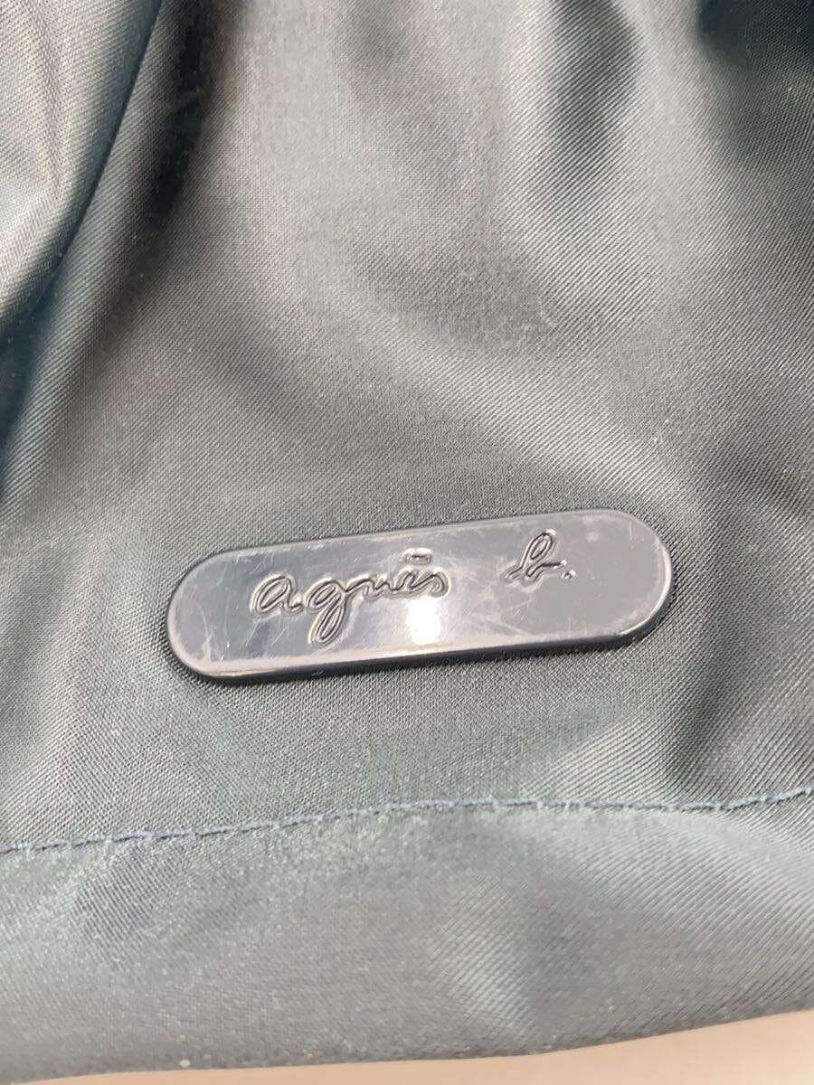 agnes b. Shoulder Bag Nylon NVY XS15 5