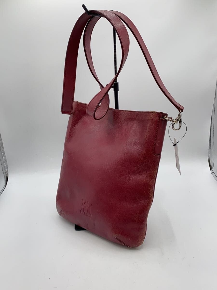 HIROFU Shoulder Bag Wear With Scratches Leather BRD 2