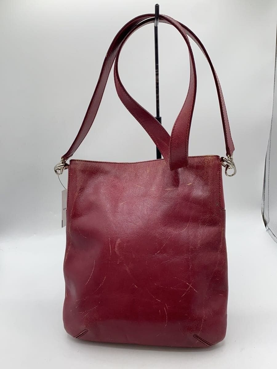 HIROFU Shoulder Bag Wear With Scratches Leather BRD 3