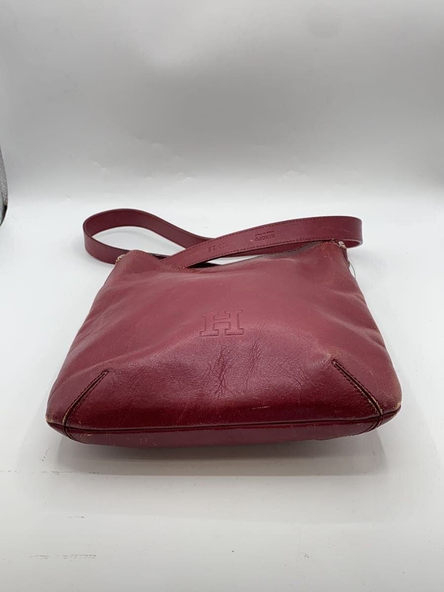HIROFU Shoulder Bag Wear With Scratches Leather BRD 4