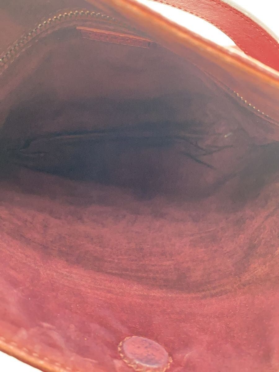 HIROFU Shoulder Bag Wear With Scratches Leather BRD 6