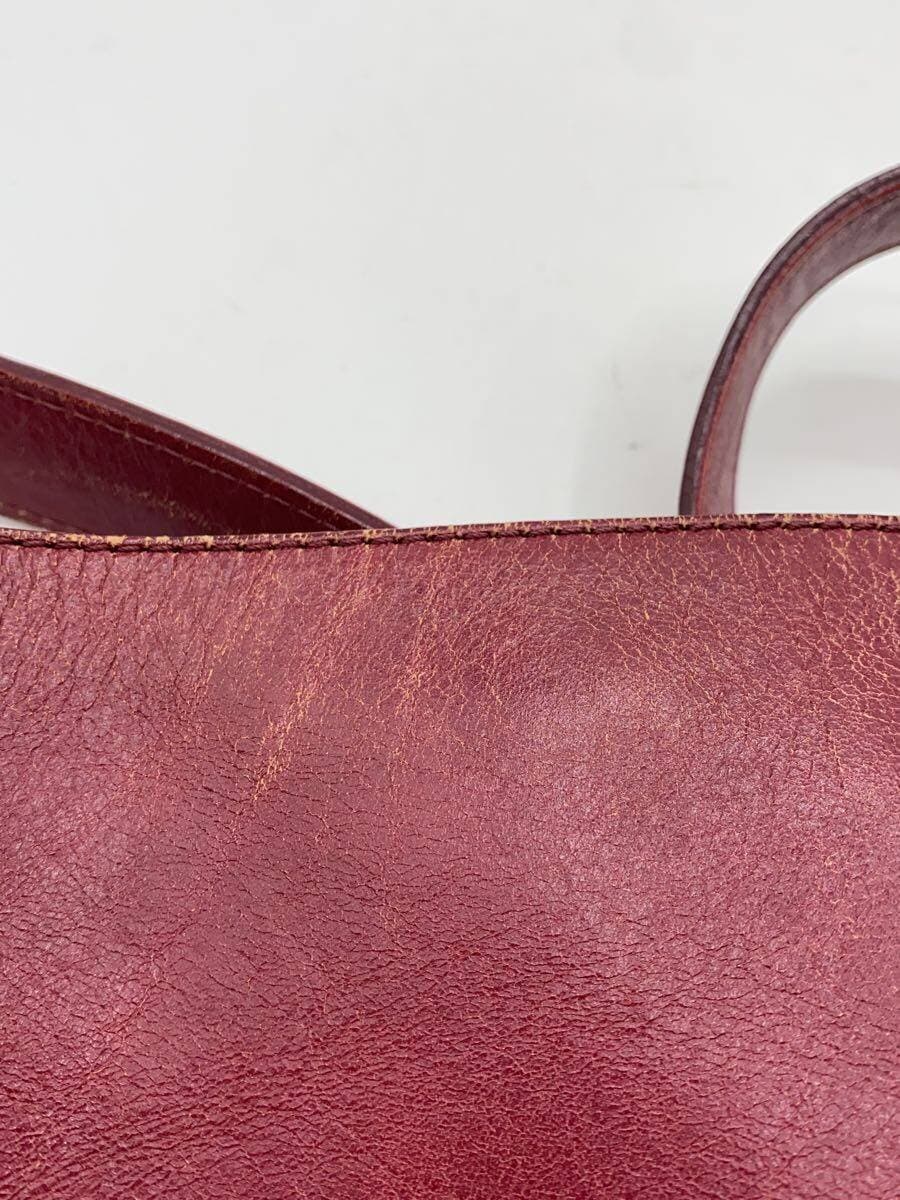 HIROFU Shoulder Bag Wear With Scratches Leather BRD 8