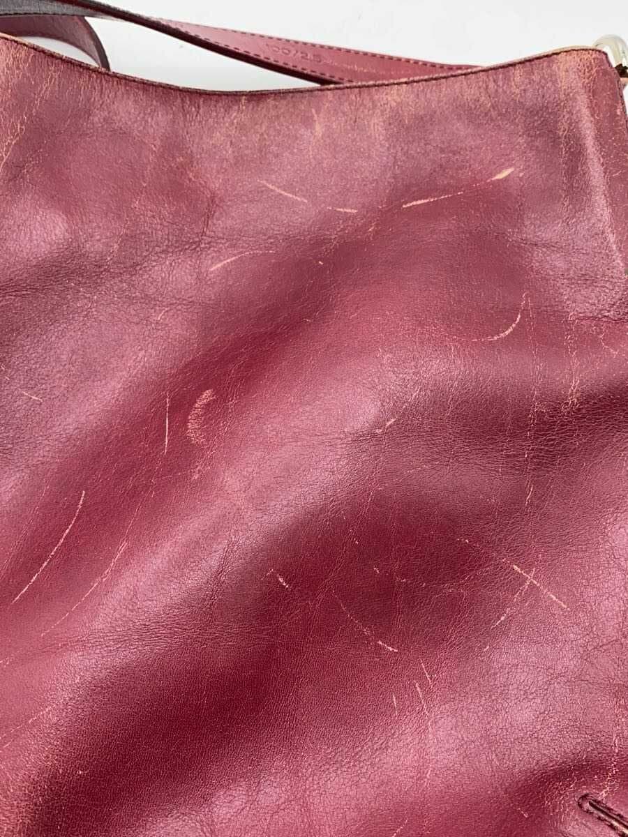 HIROFU Shoulder Bag Wear With Scratches Leather BRD 9