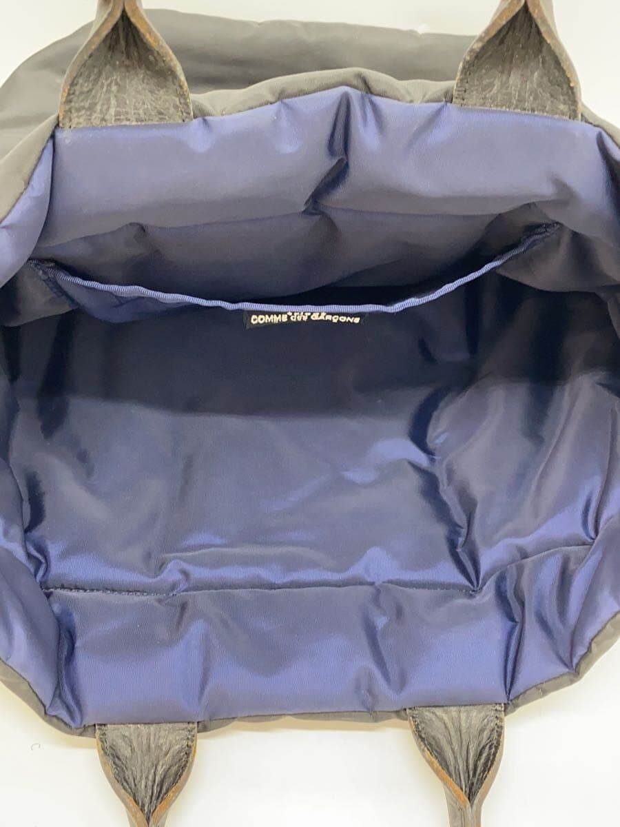 tricot COMME des GARCONS Tote Bag Polyester NVY Handle With Wear 6