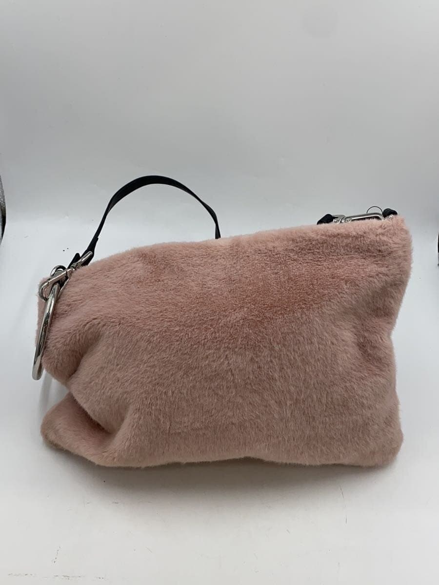 DIESEL Shoulder Bag Faux Fur PNK 3