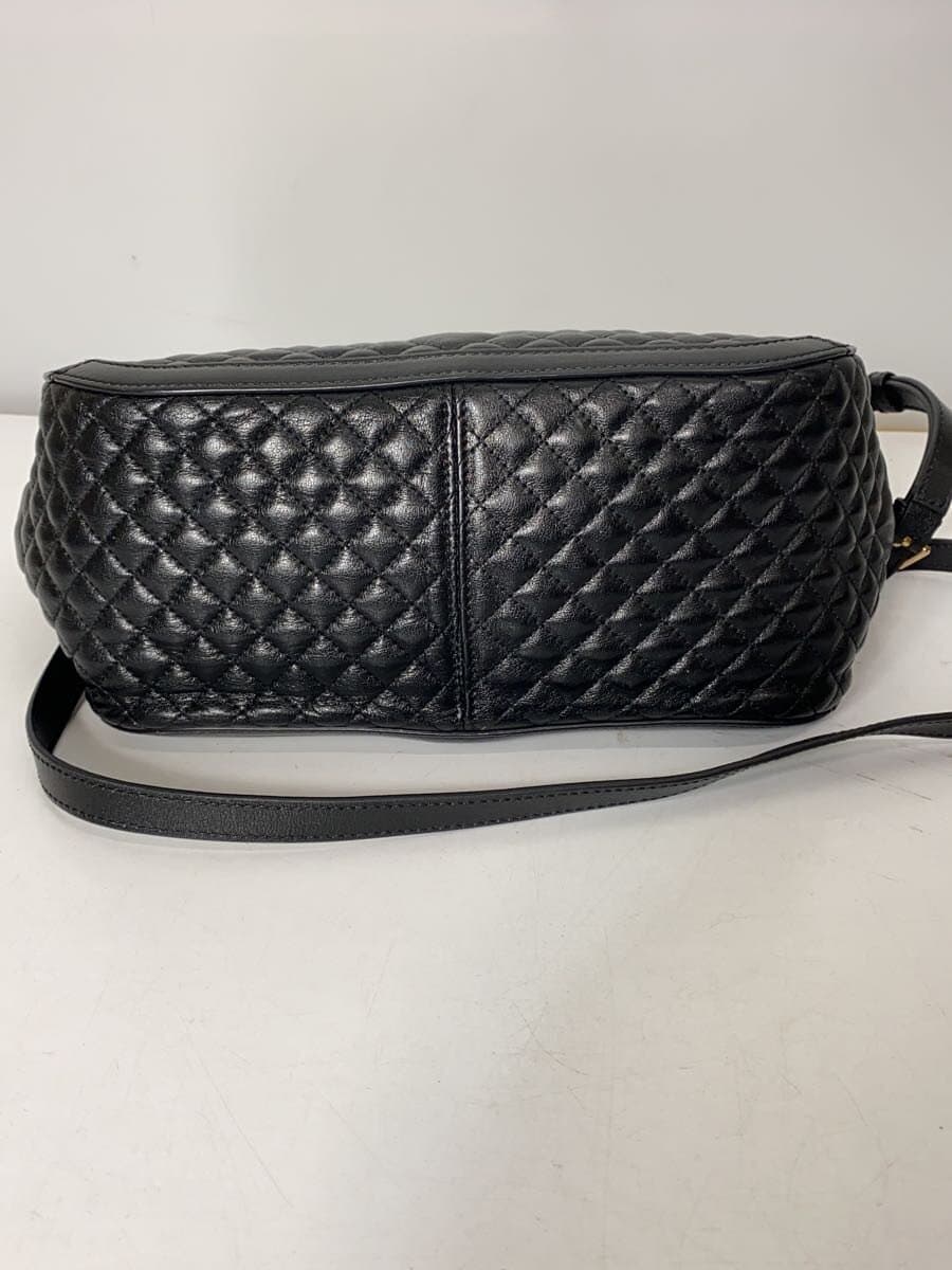 VERSACE Handbag Greca Goddess Tote Bag Quilted Leather BLK 1009438 4