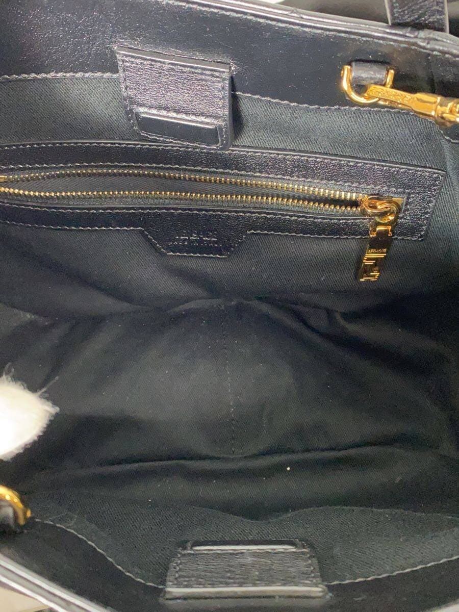 VERSACE Handbag Greca Goddess Tote Bag Quilted Leather BLK 1009438 6