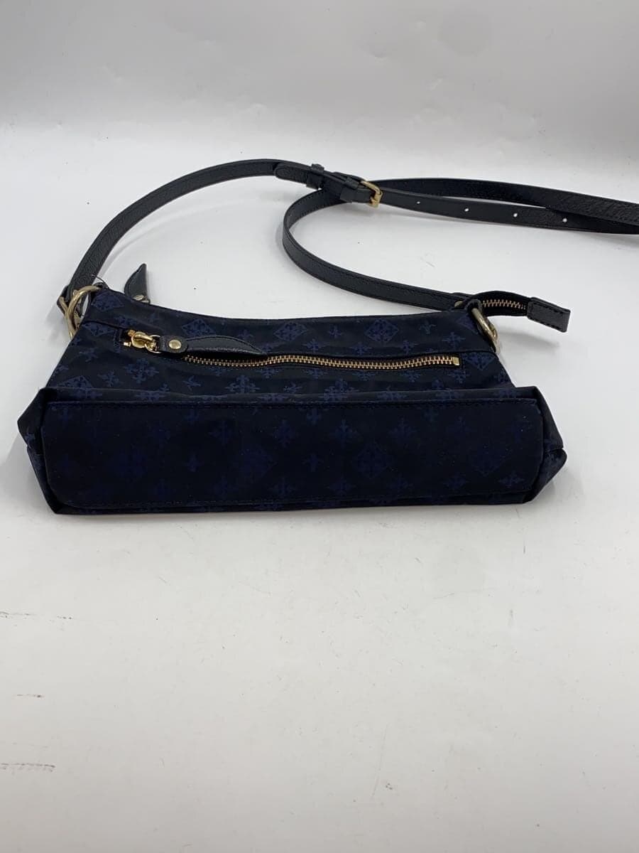 russet Shoulder Bag NVY All Over Pattern 4