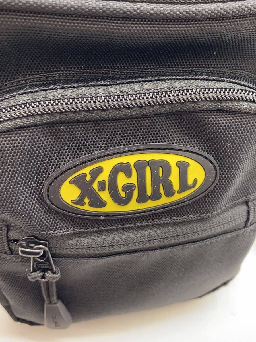X-girl Shoulder Bag Polyester BLK Solid 105212053020 5