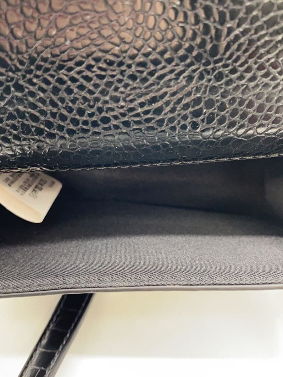 X-girl Shoulder Bag Leather BLK Solid 105214053006 6