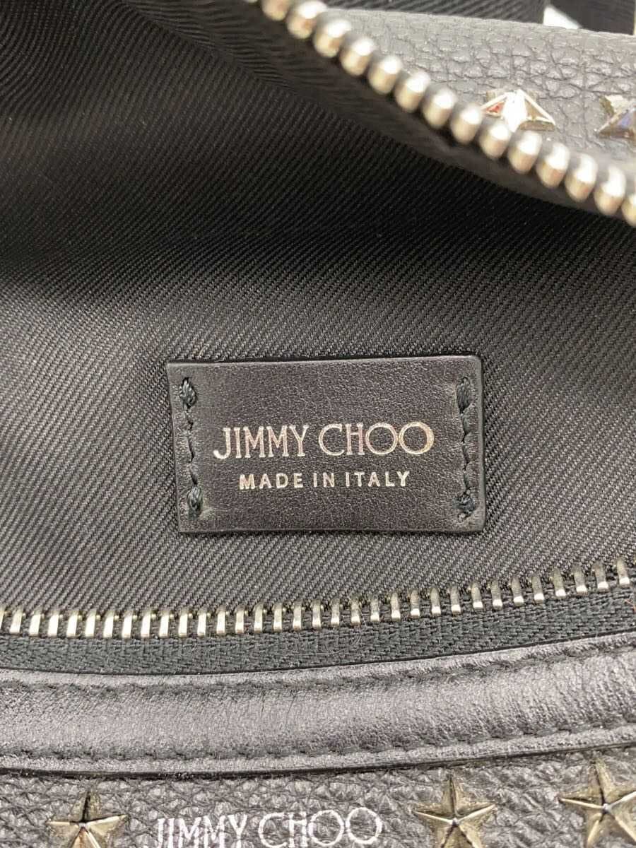 JIMMY CHOO Waist Bag Studs BLK Solid 6RXH5W 5