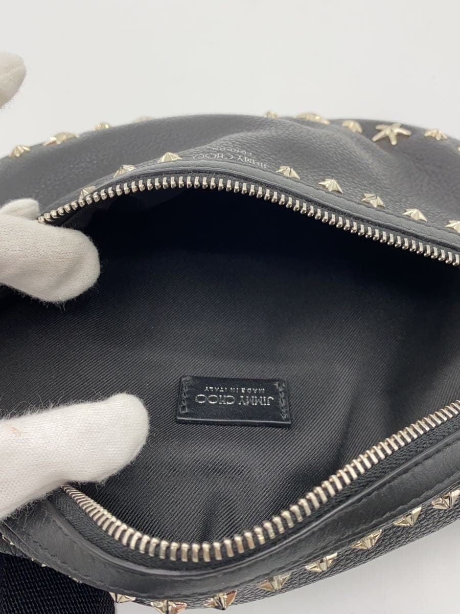 JIMMY CHOO Waist Bag Studs BLK Solid 6RXH5W 6