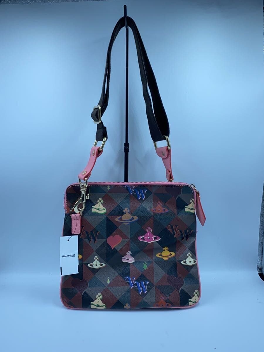 Vivienne Westwood Shoulder Bag -- Multicolor All-over Print 3