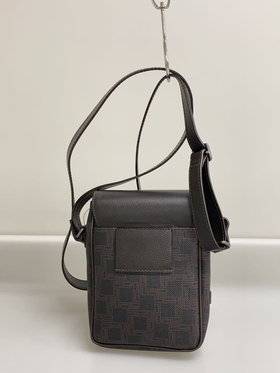 dunhill shoulder bag leather BRW all-over pattern 3