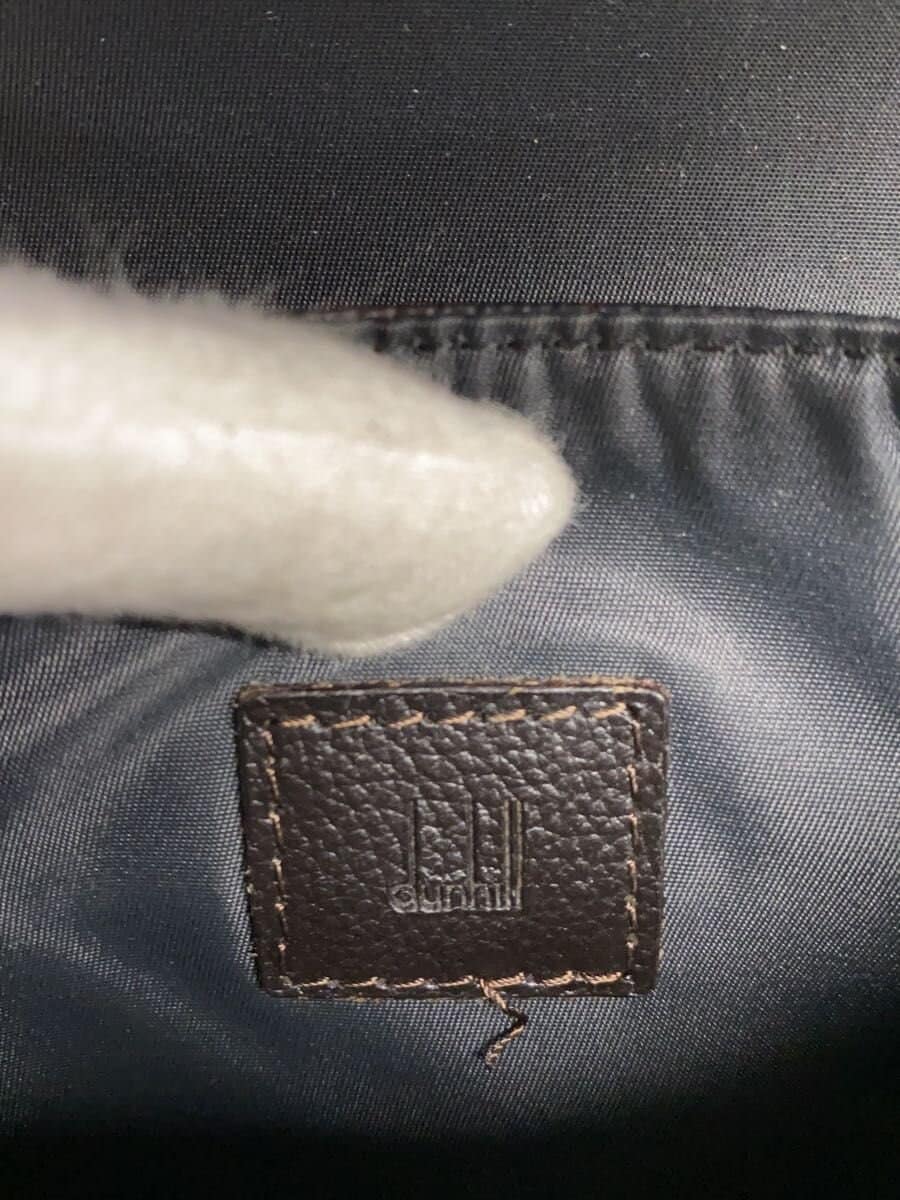 dunhill shoulder bag leather BRW all-over pattern 5