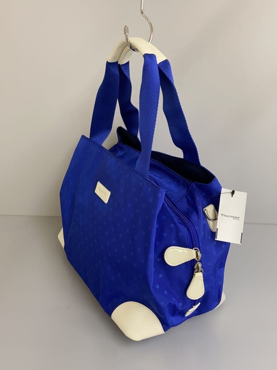 agnes b VOYAGE Handbag Blue Dot 2
