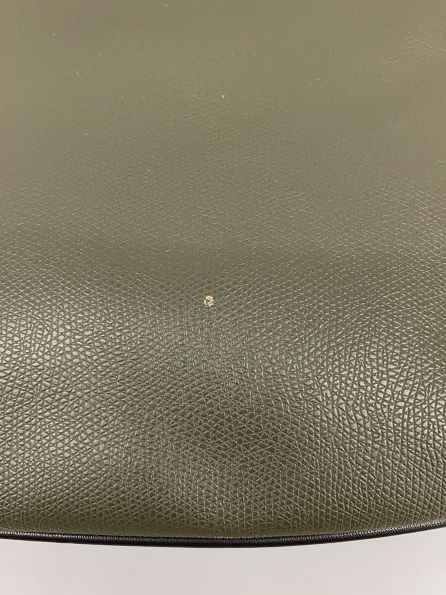 EMPORIO ARMANI Shoulder Bag Leather KHK Solid Color 7