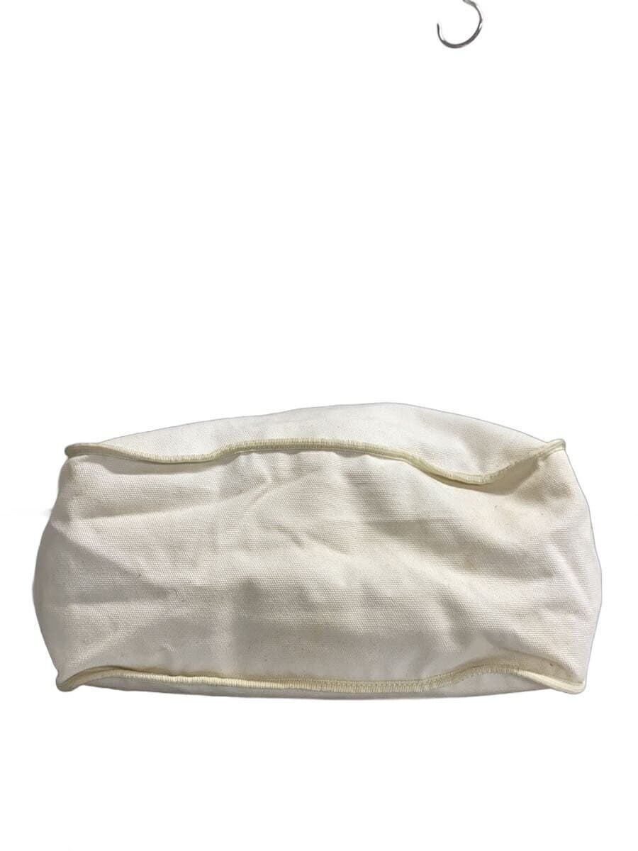 EMPORIO ARMANI tote bag canvas WHT plain 4