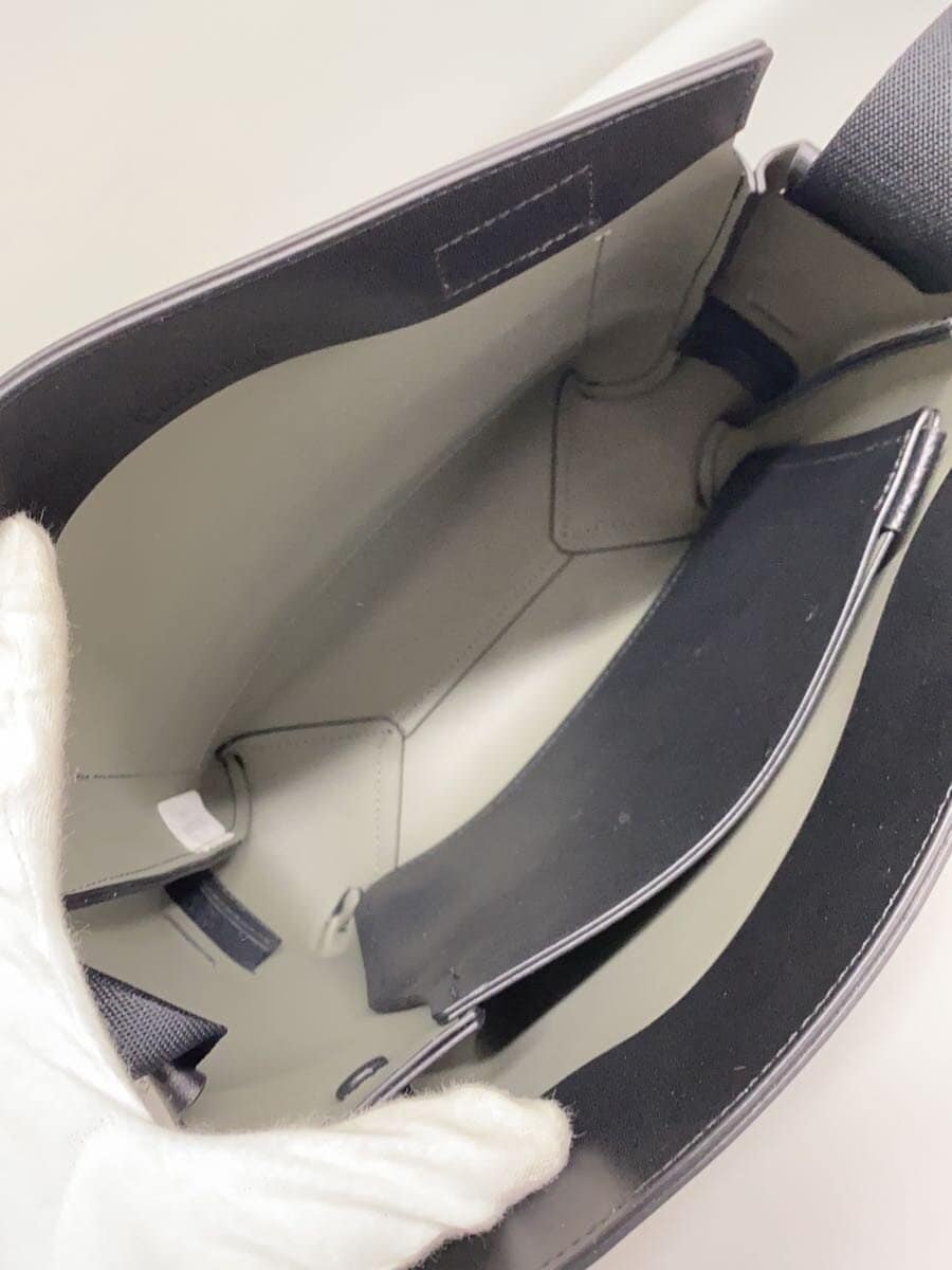 camper shoulder bag leather BLK plain 5133540 6