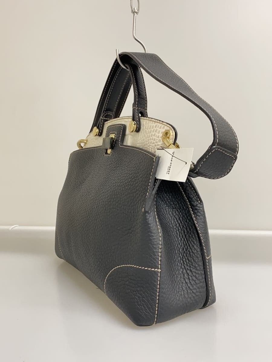 FURLA Shoulder Bag Leather Black F5906 2