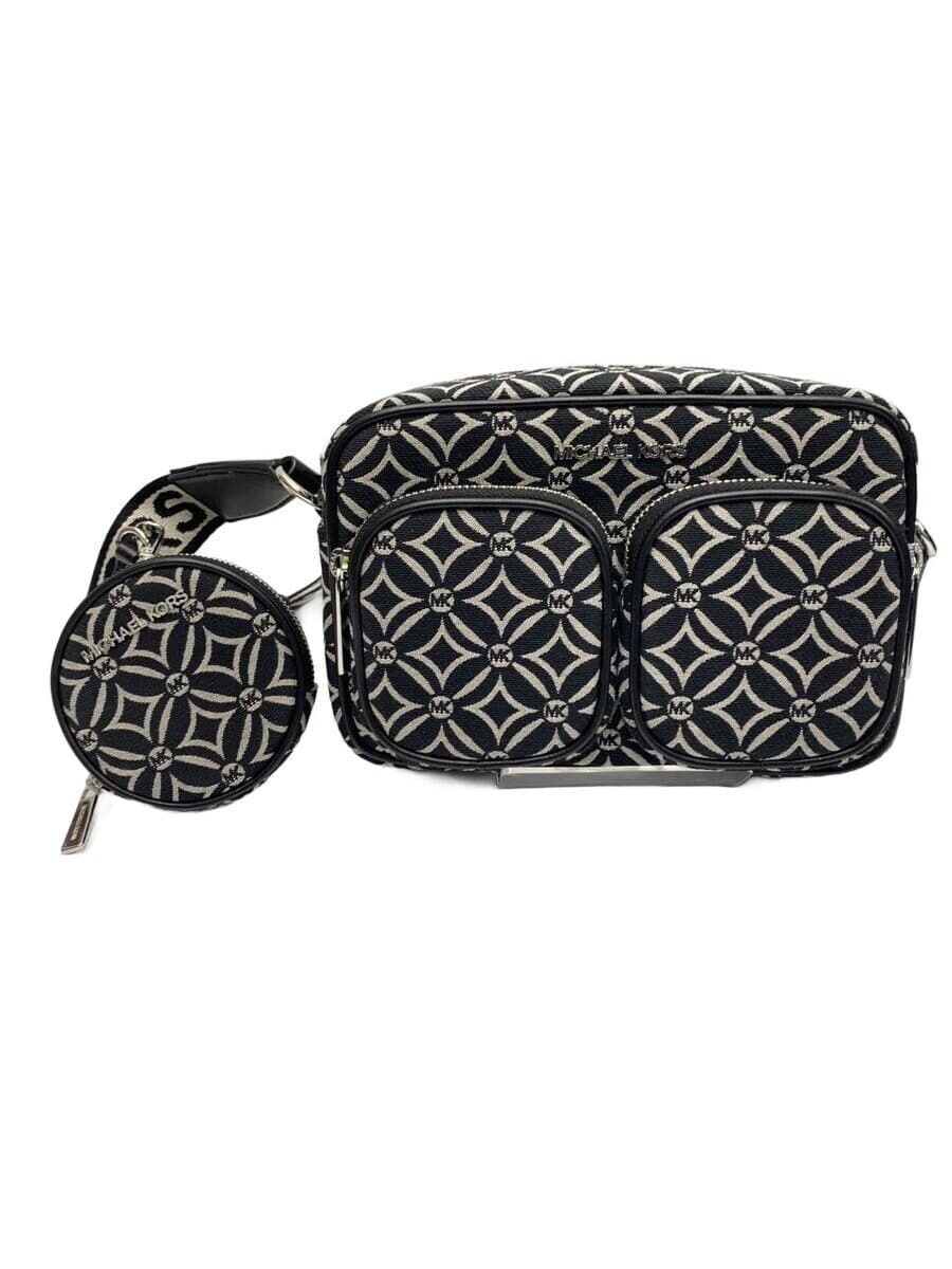 MICHAEL KORS Shoulder Bag Canvas BLK Iridescent 35F4STTC6J