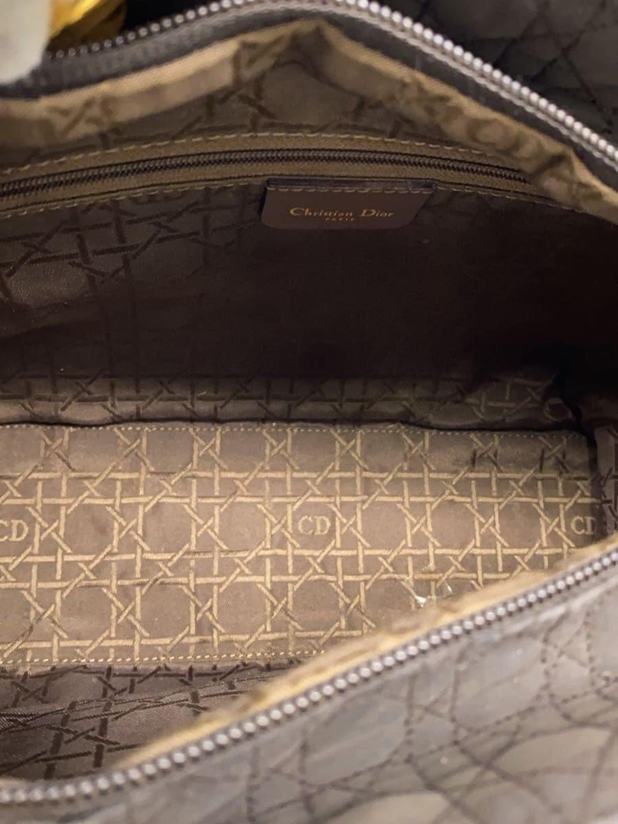 Christian Dior Ladies DIOR Tote Bag Brown Stickiness 6