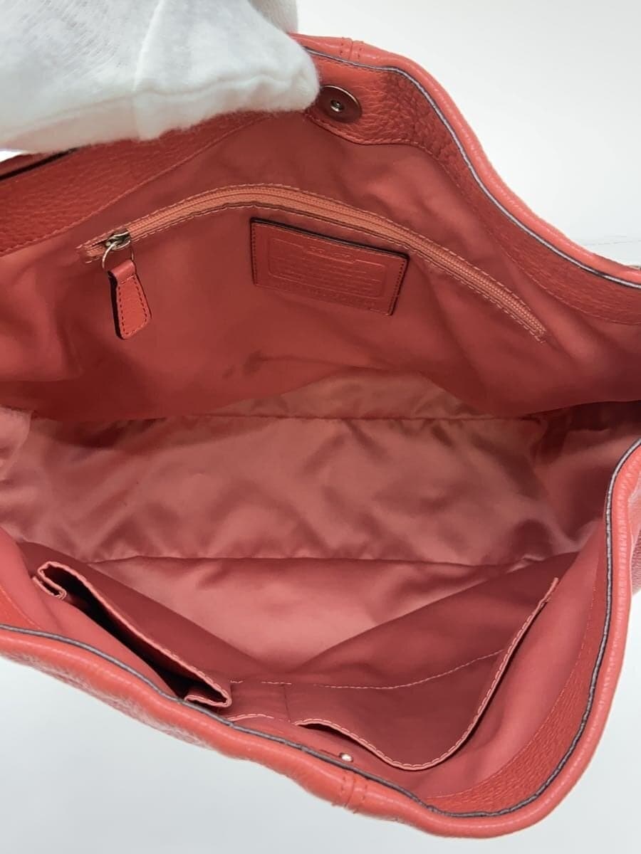 COACH Shoulder Bag Leather PNK F23309 6