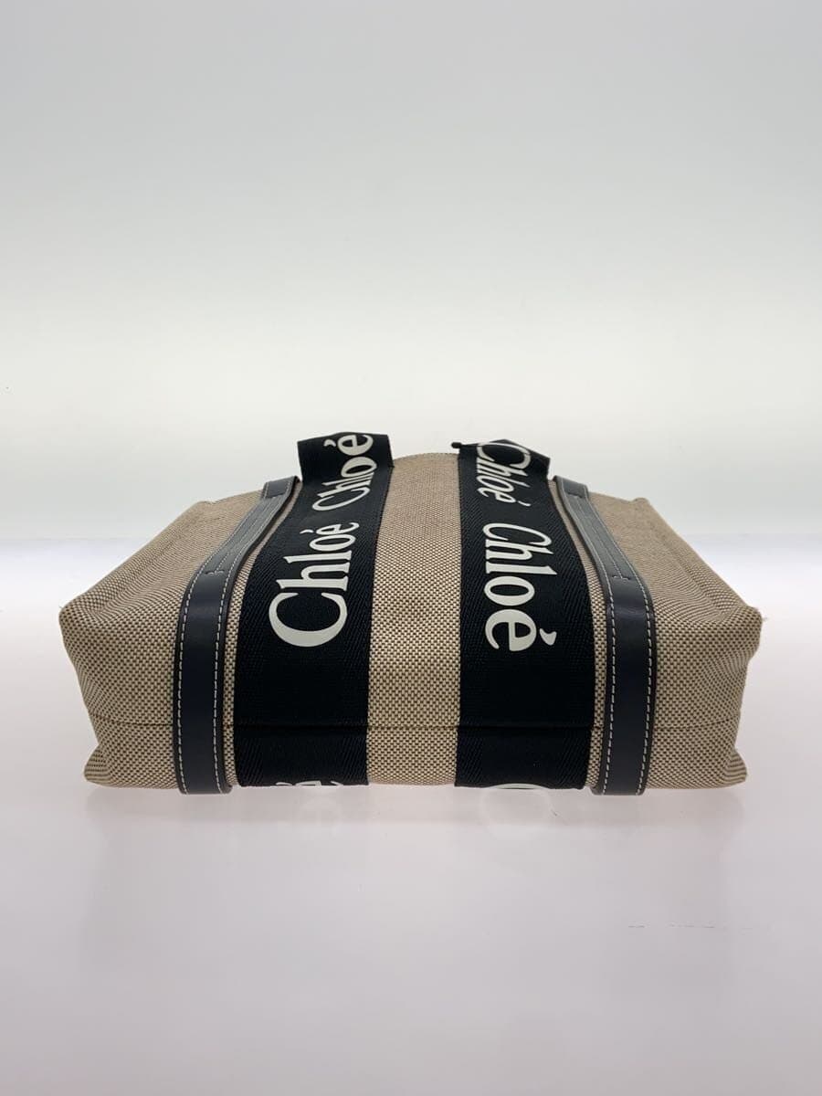 SEE BY CHLOEWOODY Handbag Black x Beige 4