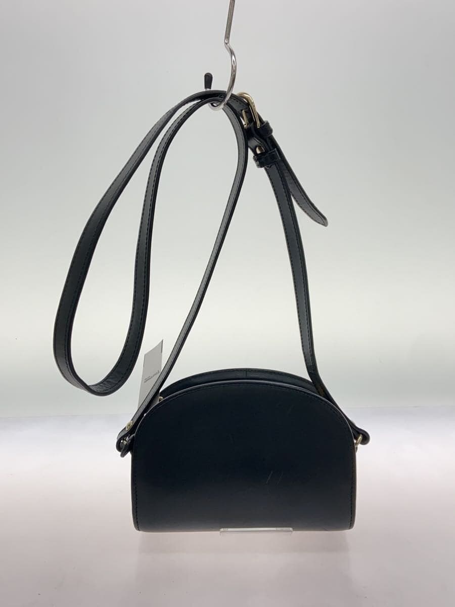 A.P.C. Shoulder Bag Leather BLK Solid 3