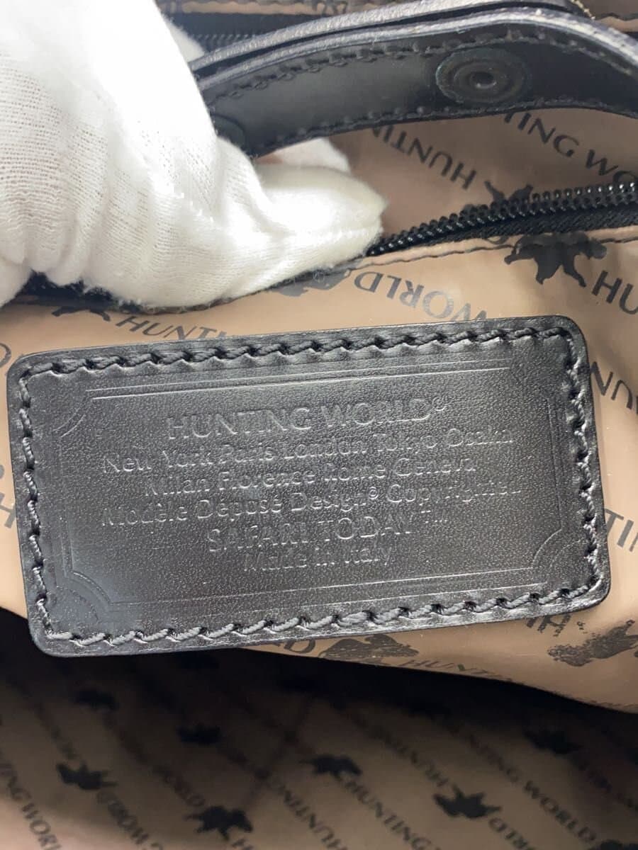 HUNTING WORLD Tote Bag Canvas BLK 5