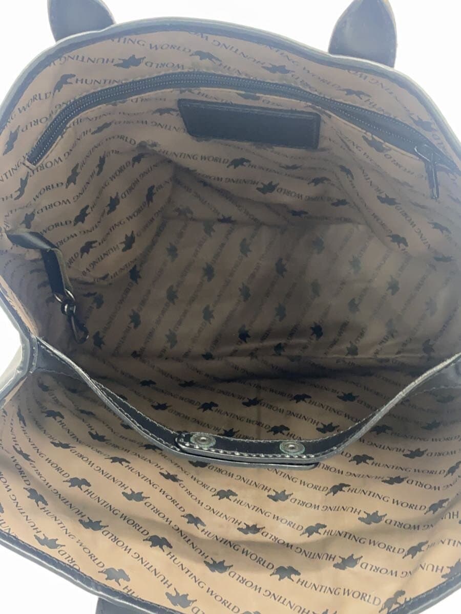 HUNTING WORLD Tote Bag Canvas BLK 6