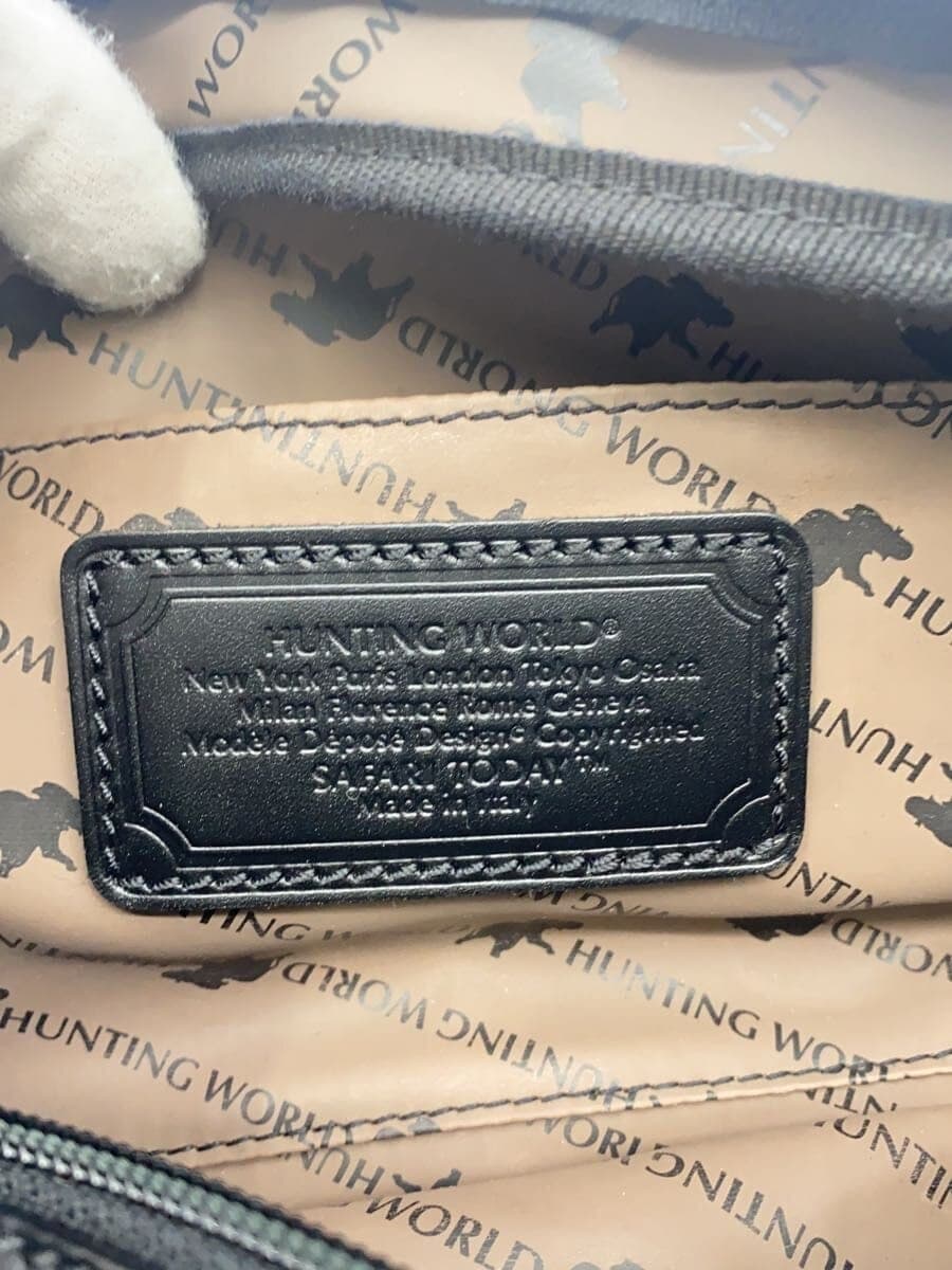 HUNTING WORLD Second Bag Canvas BLK 5