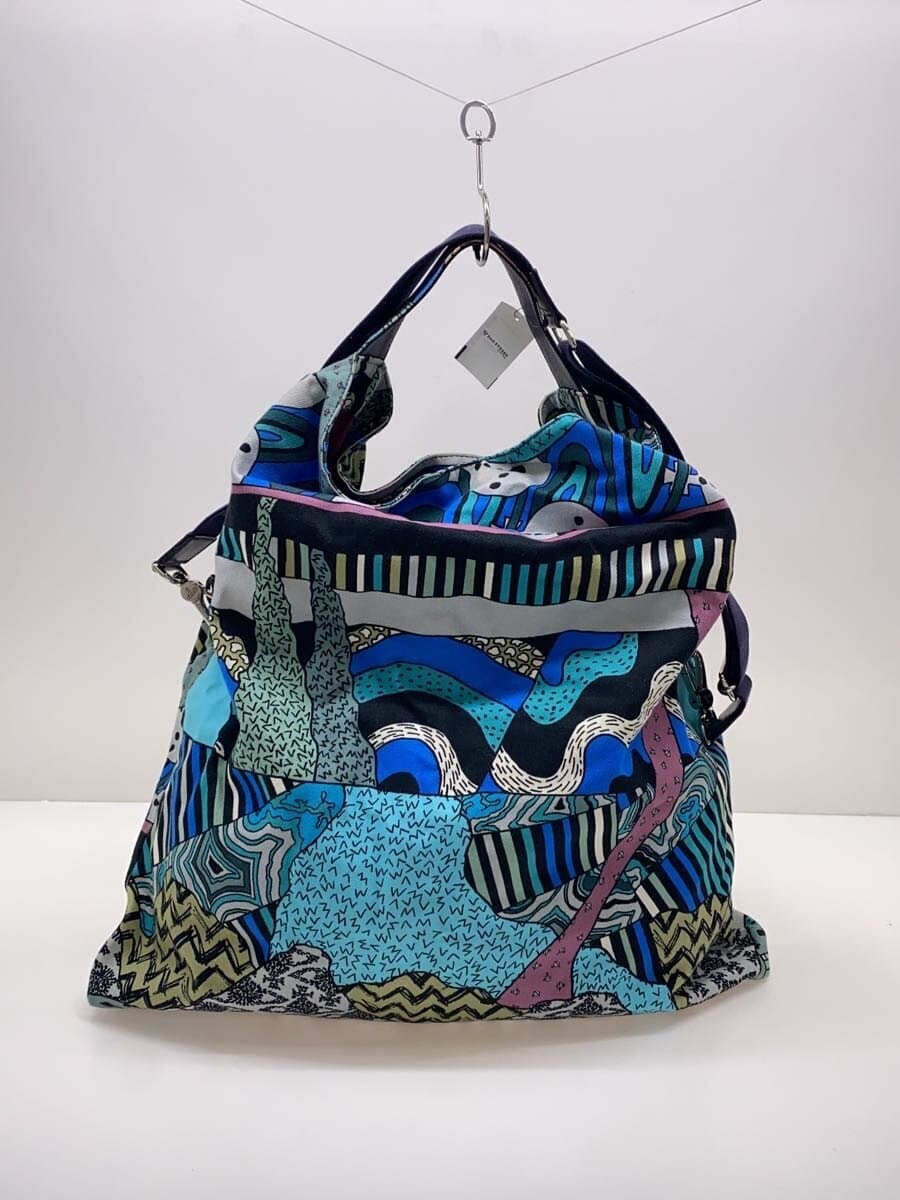 Vivienne Westwood2-Way Shoulder Bag Blue All Over Pattern 3