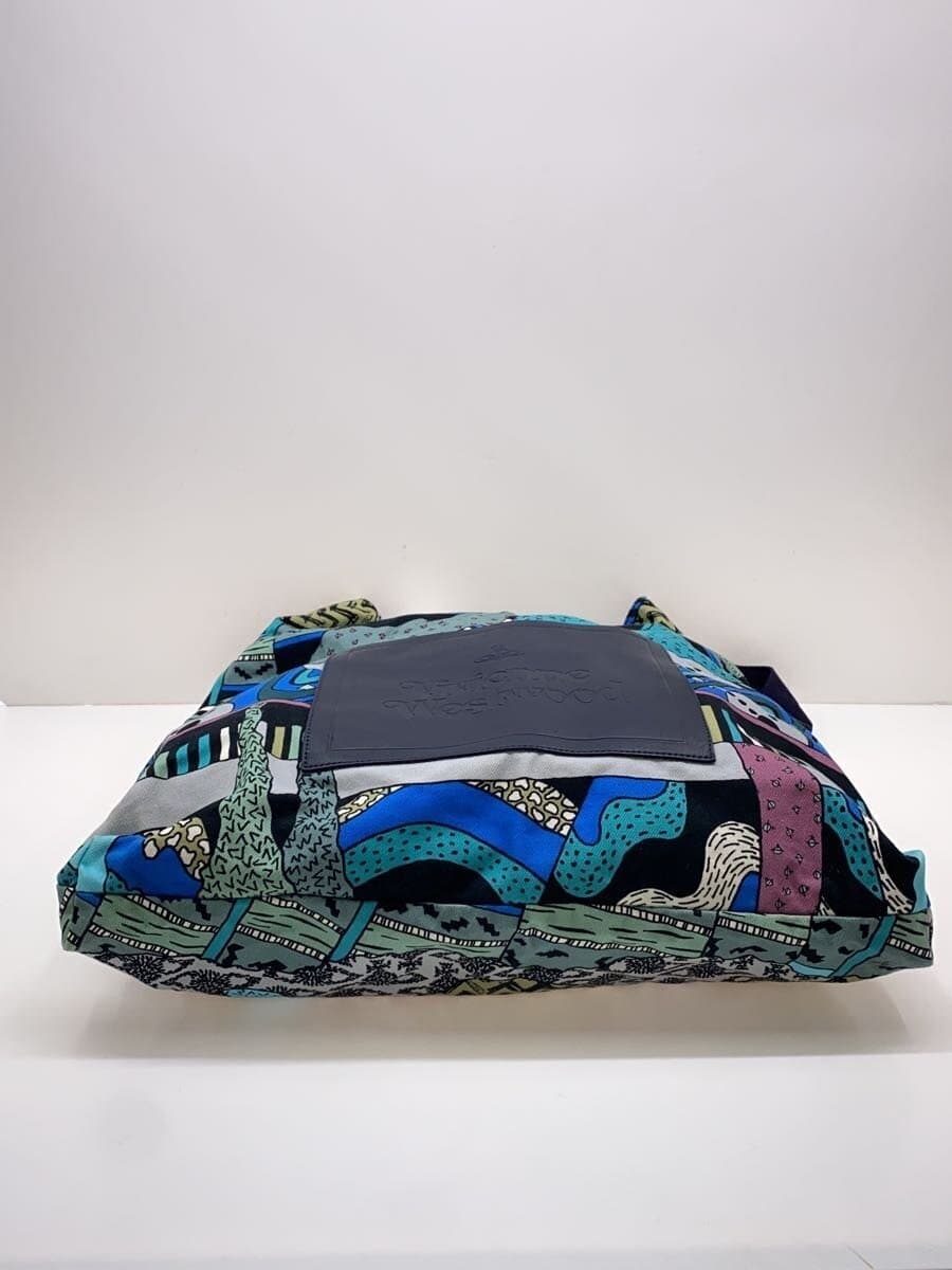 Vivienne Westwood2-Way Shoulder Bag Blue All Over Pattern 4