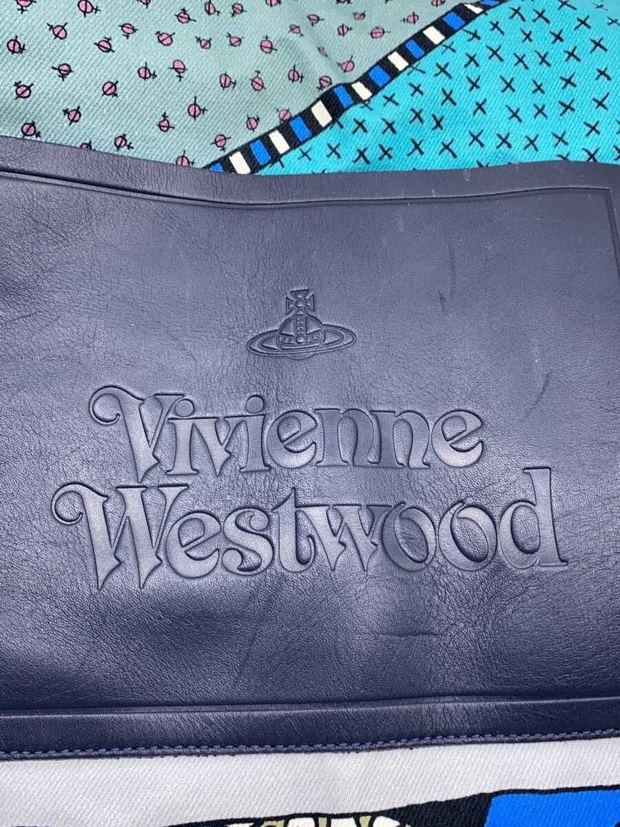 Vivienne Westwood2-Way Shoulder Bag Blue All Over Pattern 5