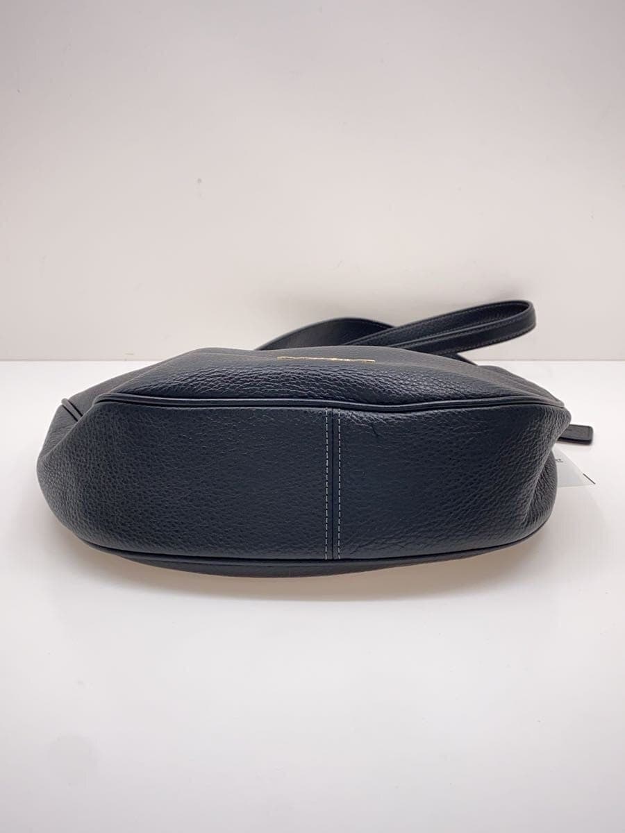 COACH Shoulder Bag Leather BLK Solid CO996 4