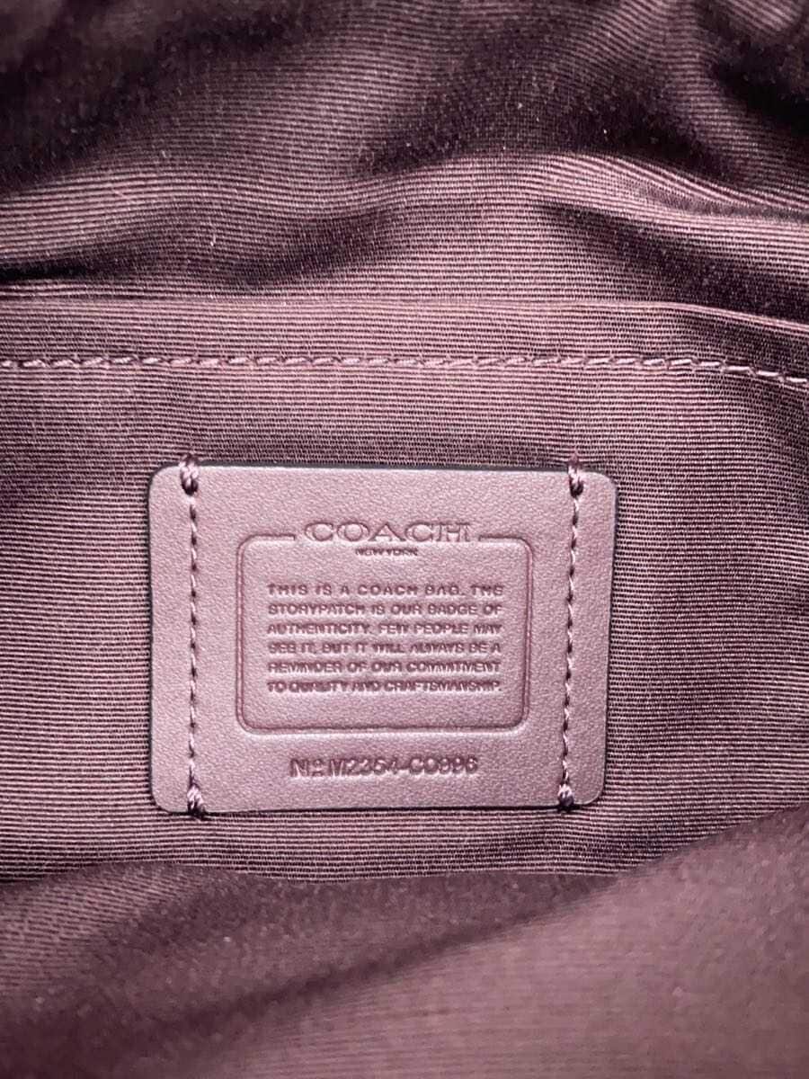 COACH Shoulder Bag Leather BLK Solid CO996 5