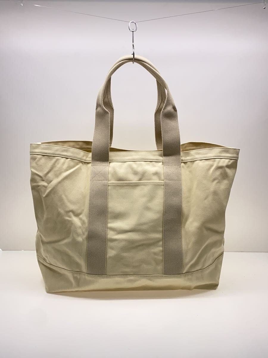 STUSSY Tote Bag Canvas BEG Solid 134253 3