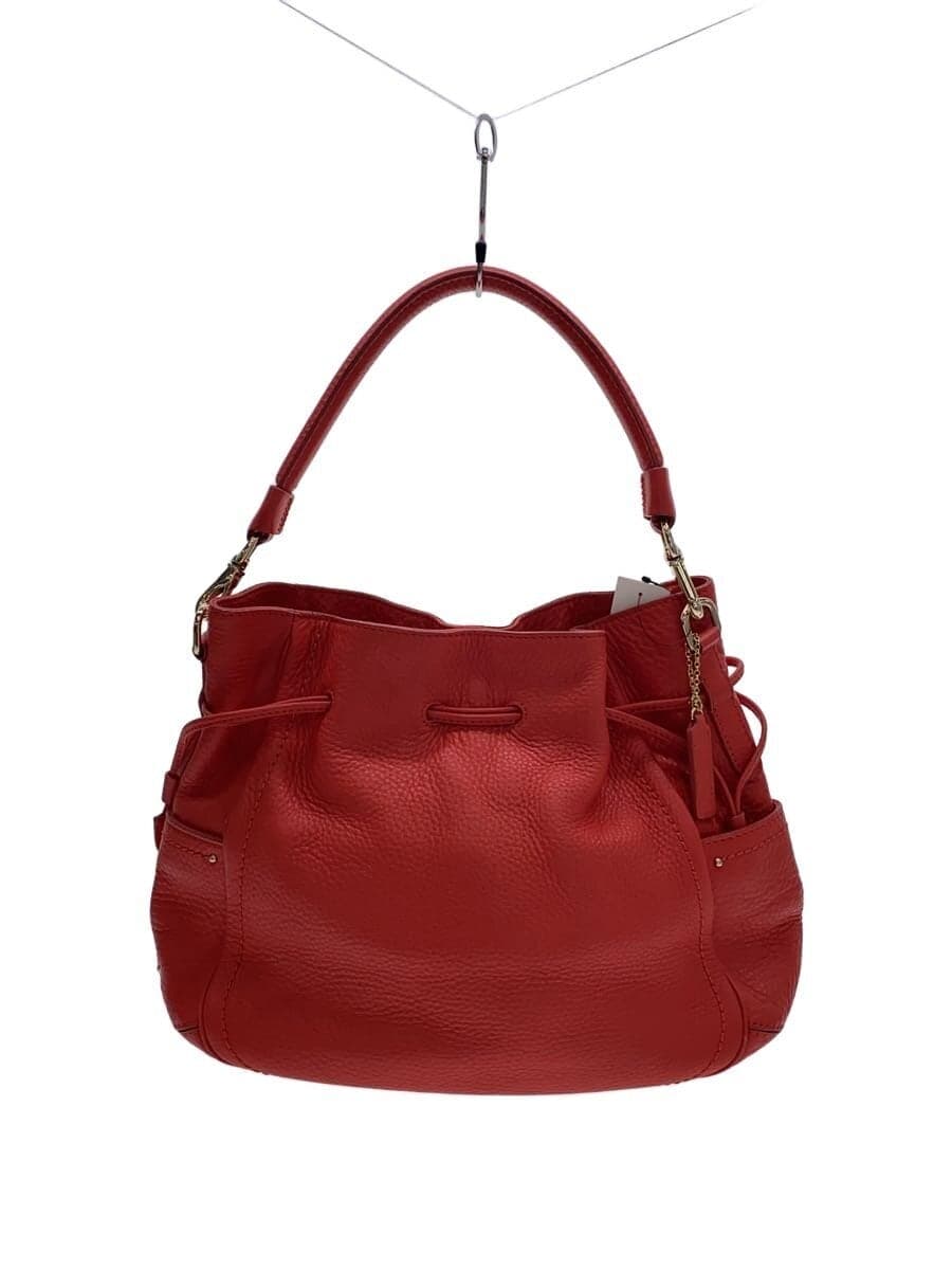 COLE HAAN Tote Bag Leather RED