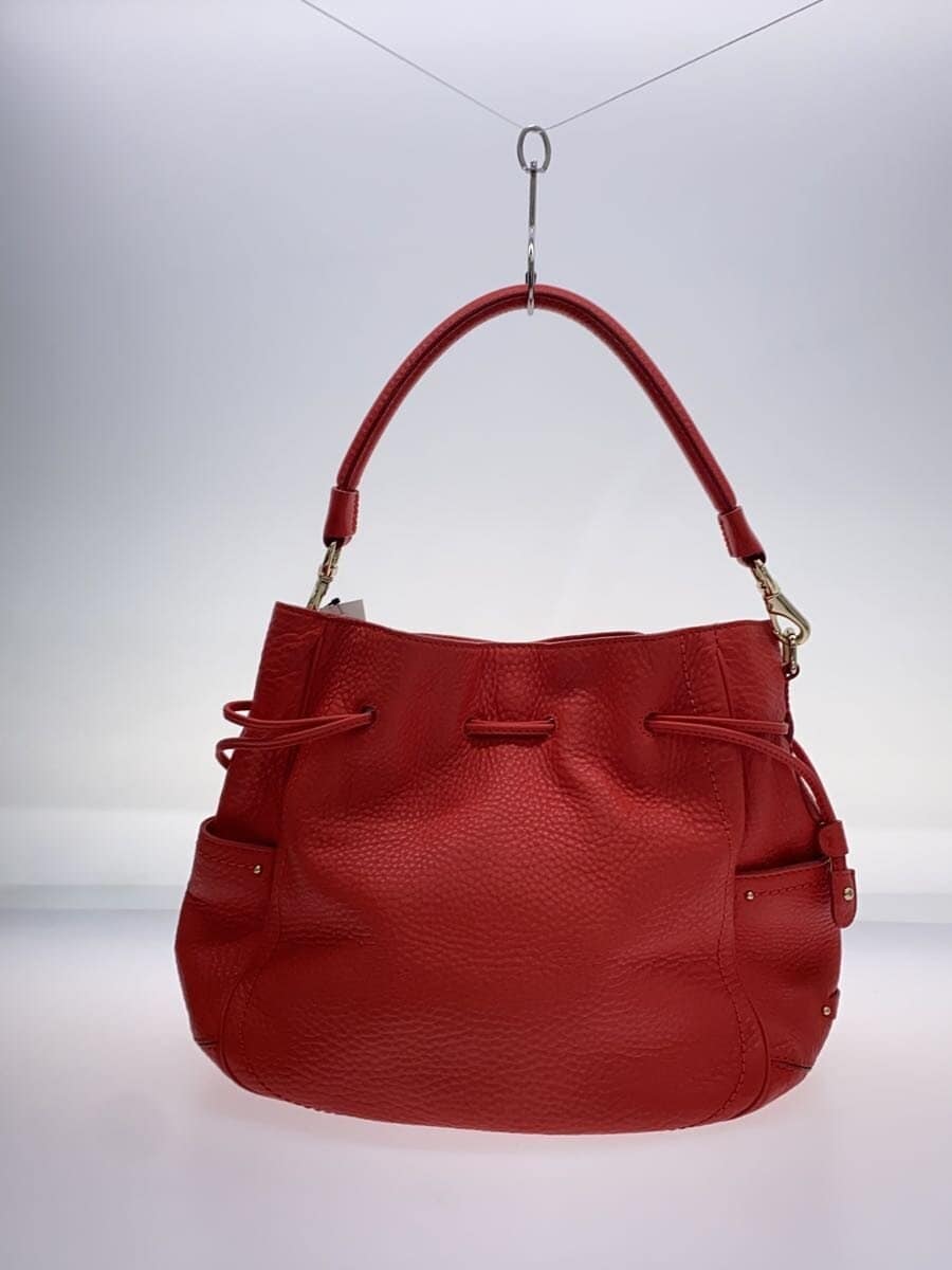 COLE HAAN Tote Bag Leather RED 3