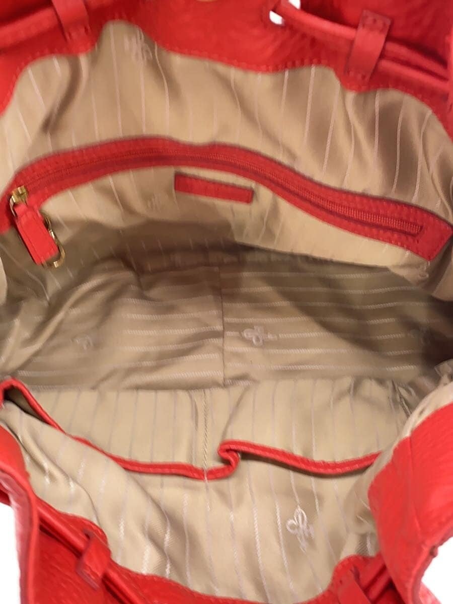 COLE HAAN Tote Bag Leather RED 6