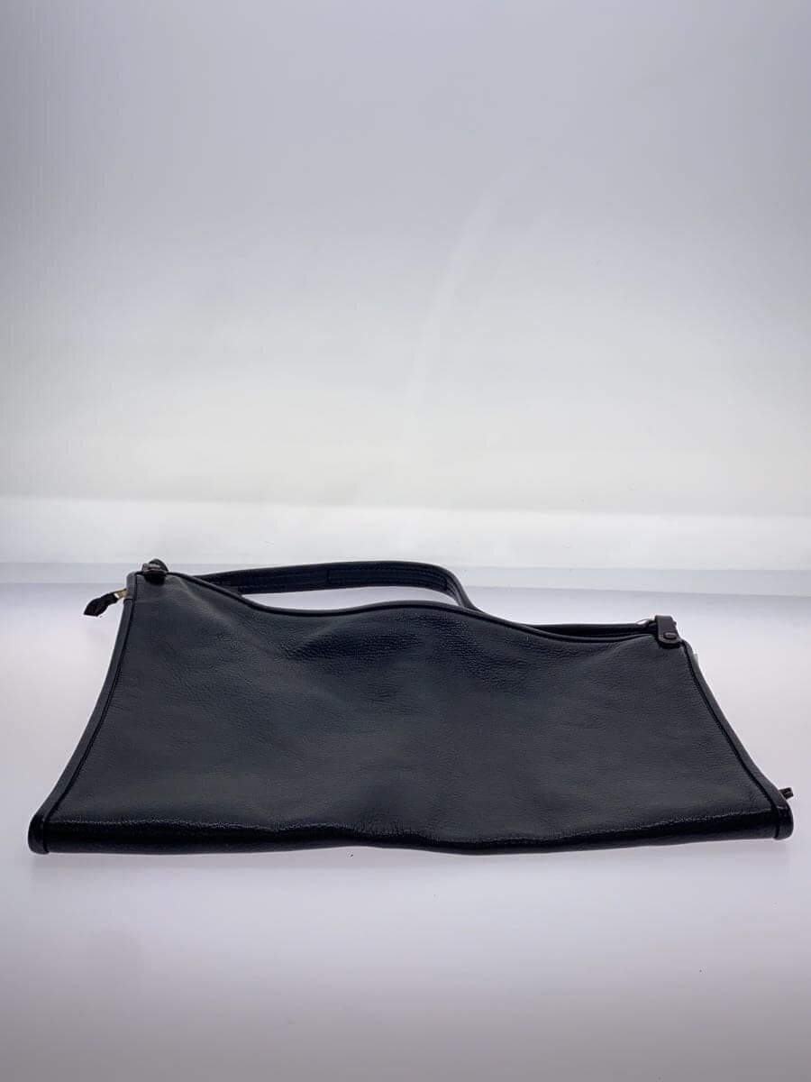 Other Brand Mamet Maroquinier Shoulder Bag Leather Black riri Zip 4