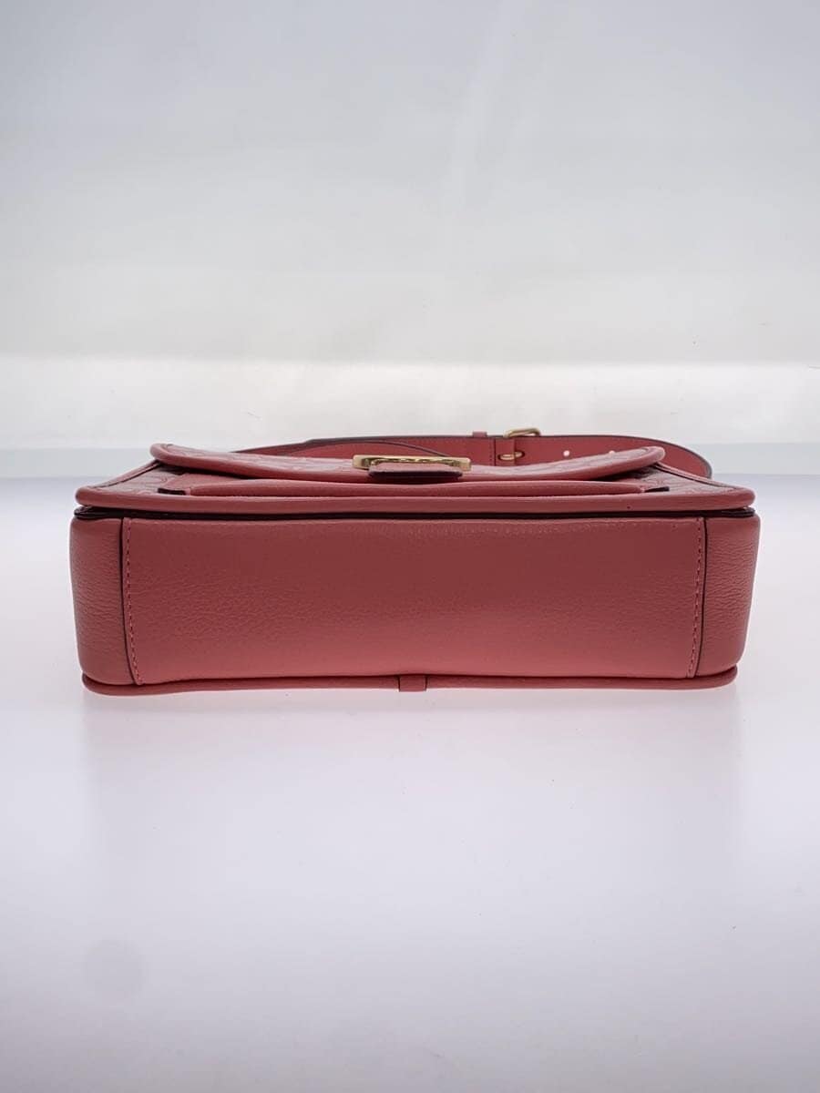 COACH Shoulder Bag Leather PNK c8307 4