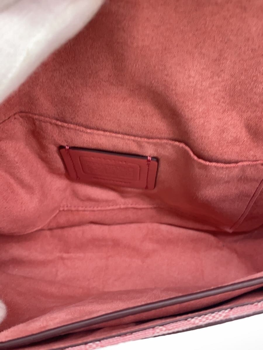 COACH Shoulder Bag Leather PNK c8307 6